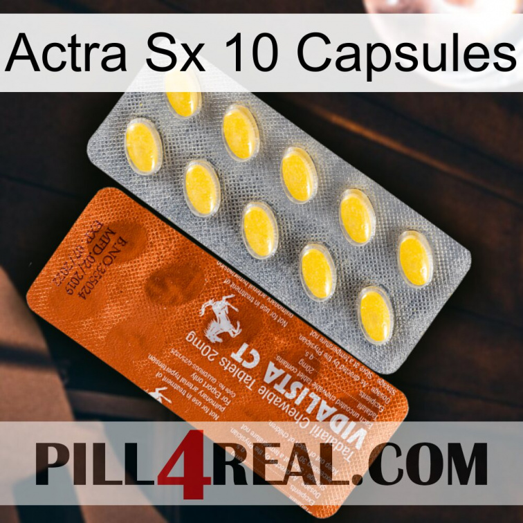 Actra Sx 10 Capsules 42